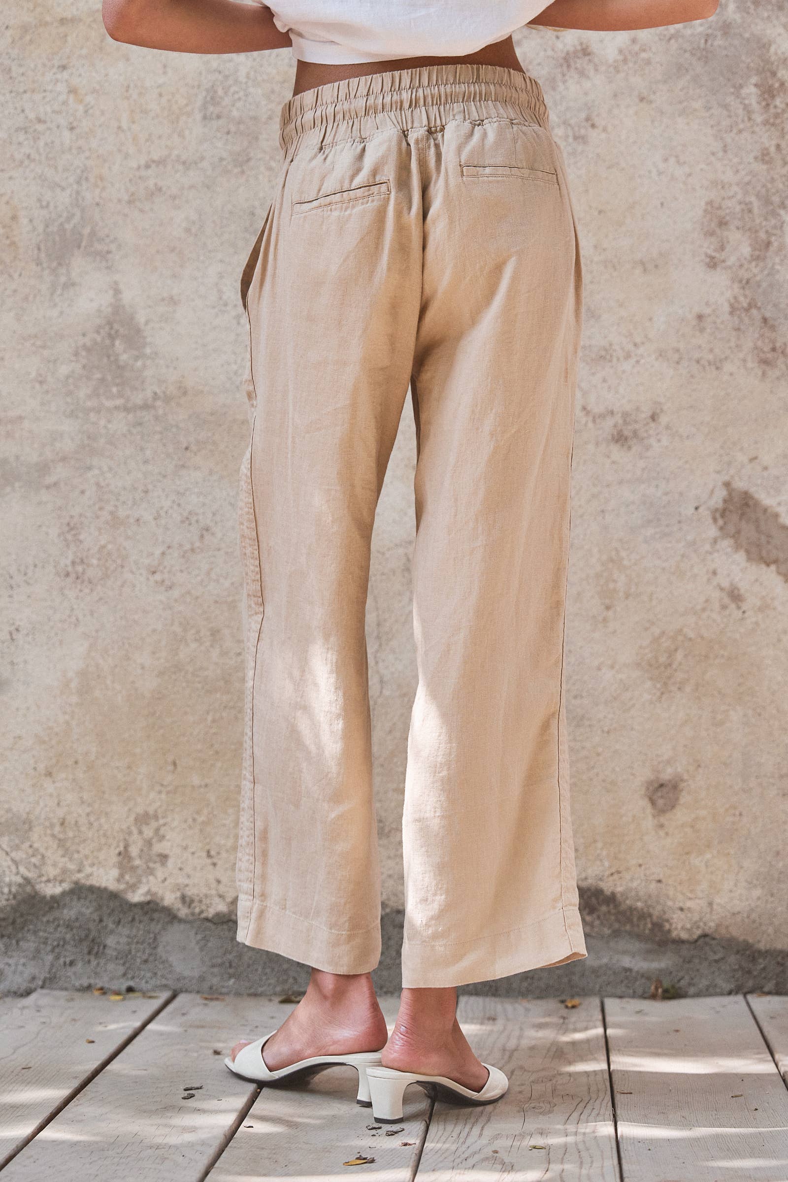 Landry Linen Drawstring Pants