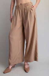 Toffee Brown Wide Leg Pant
