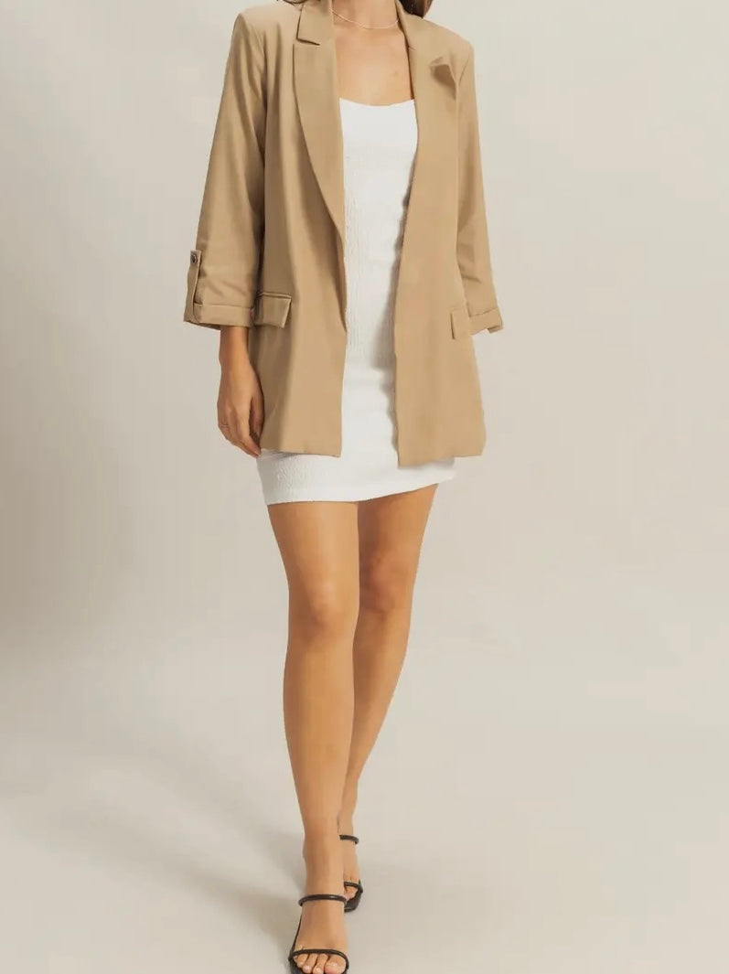 Andee Roll Up Sleeve Blazer