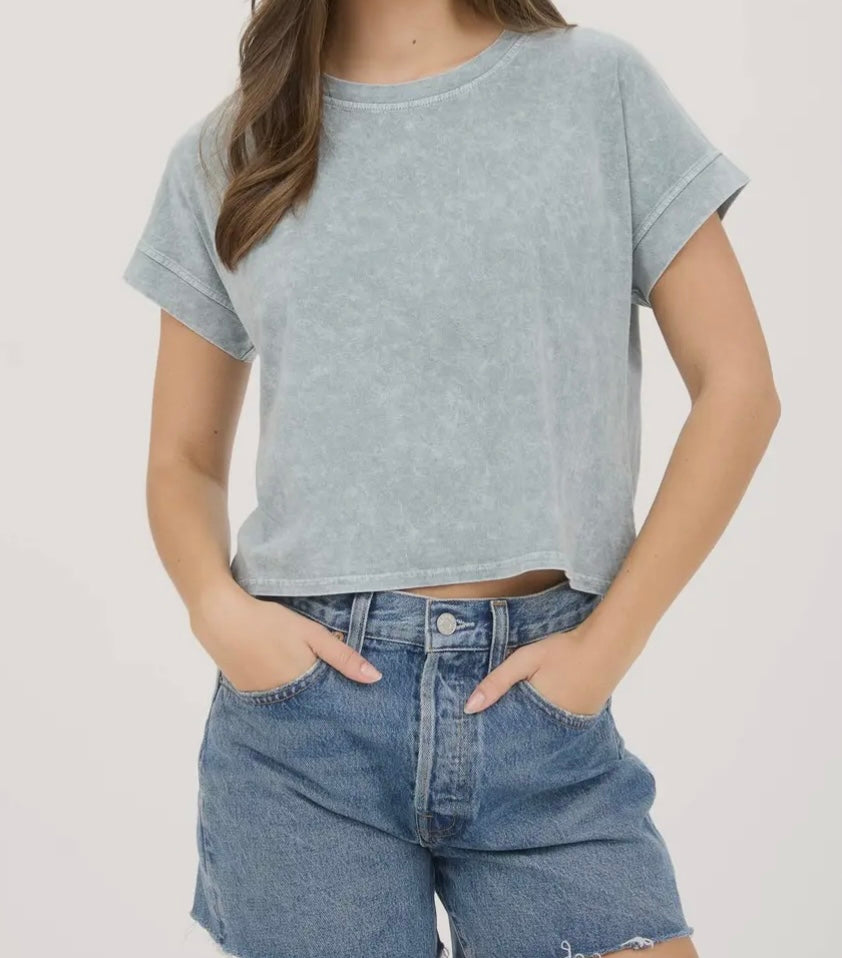 Cocoa And Sage Washed Tee
