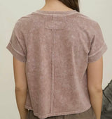 Cocoa And Sage Washed Tee