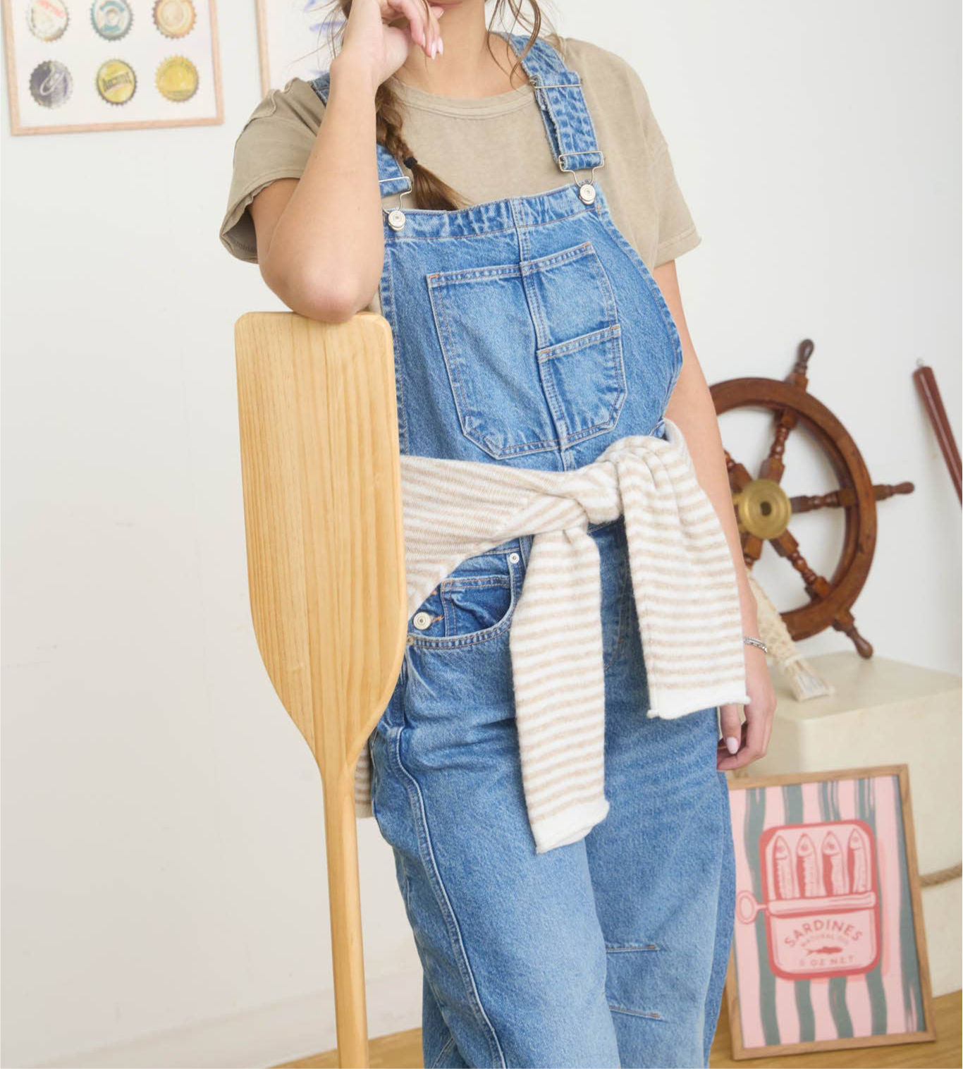 Edna Exposed Seam Top