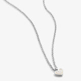 A Littles & Co Mother Of Pearl Heart Necklace