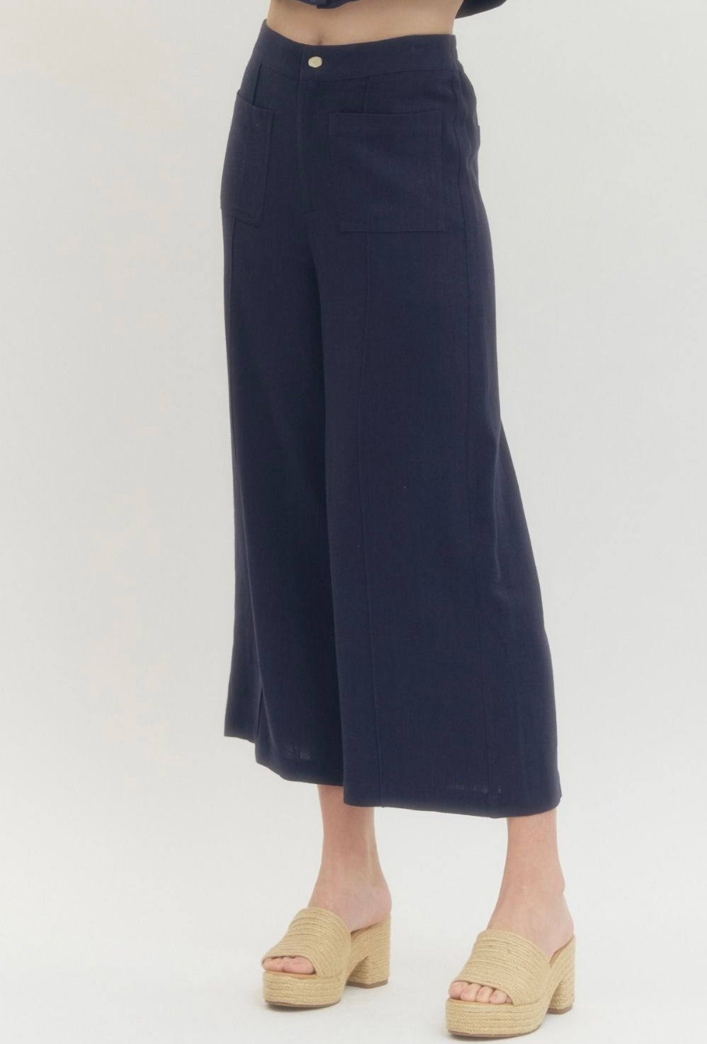 Kaylyn Navy Lightweight Pant