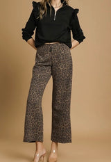 Cali Animal Print Wideleg