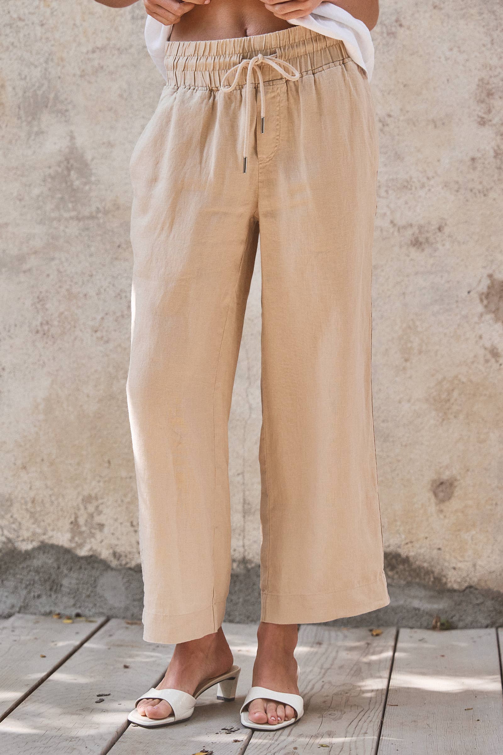 Landry Linen Drawstring Pants
