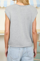Grey Button Up Cardigan