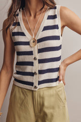 Julia Striped Vest Top