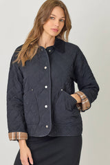 Ginni Contrast Quilted Jacket
