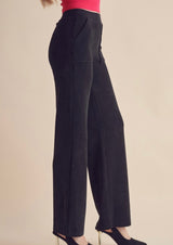 Willow Wide Leg Cord Ribbed Pant