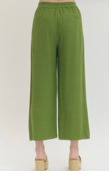 Matcha Green Woven Pant