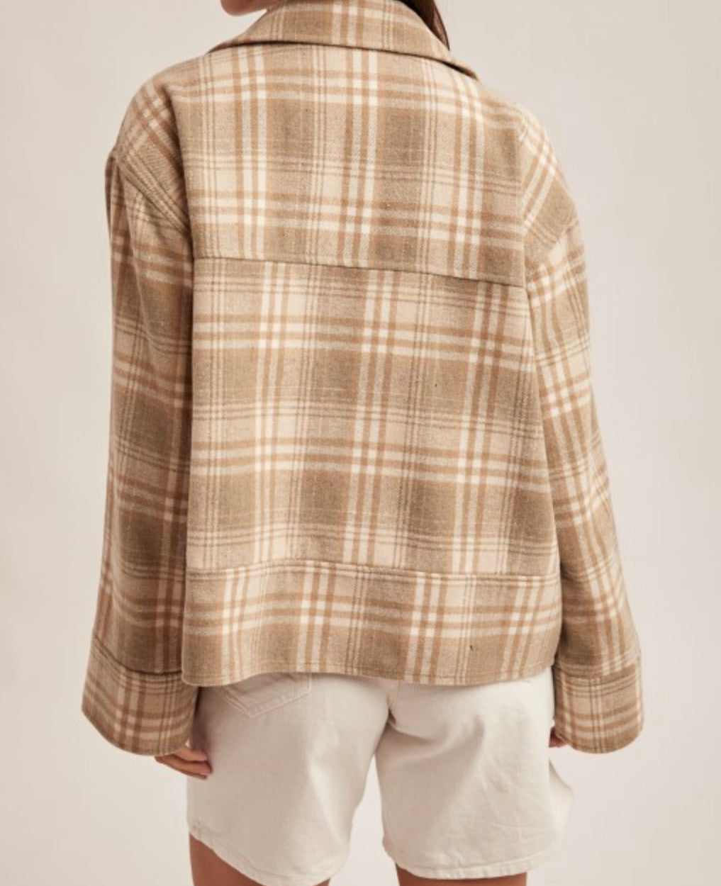 Bobbi Plaid Button Down Jacket