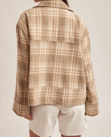 Bobbi Plaid Button Down Jacket