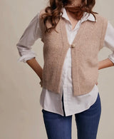 Emily Ribbed Sweater Vest