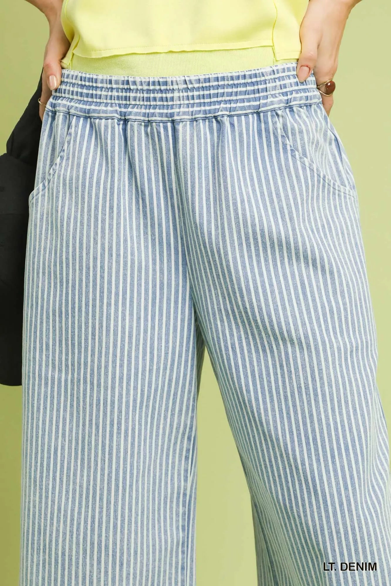 Stormy Stone Wash Stripe Pant