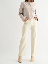 Samantha Suede Buttondown Jacket