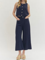 Kaylyn Navy Lightweight Pant