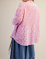 Cotton Candy Mixed Print Top