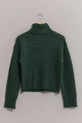 Everly Green Knit Sweater