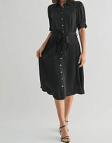 Lauren Satin Tie Waist Dress