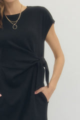 Jennie Wrap Side Tie Dress