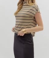 Natalie Mock Neck Top