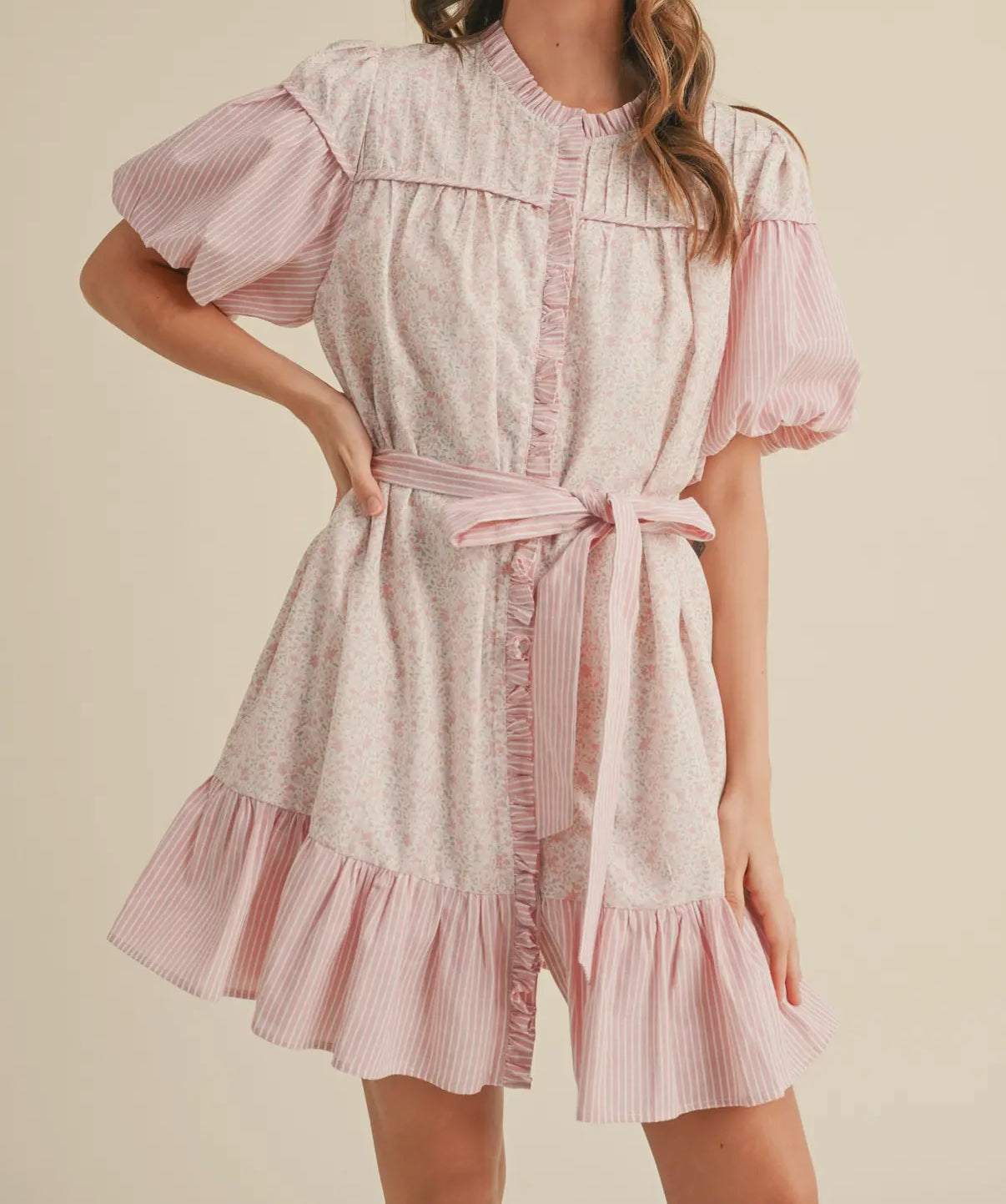 Savanna Pink Multi Dress