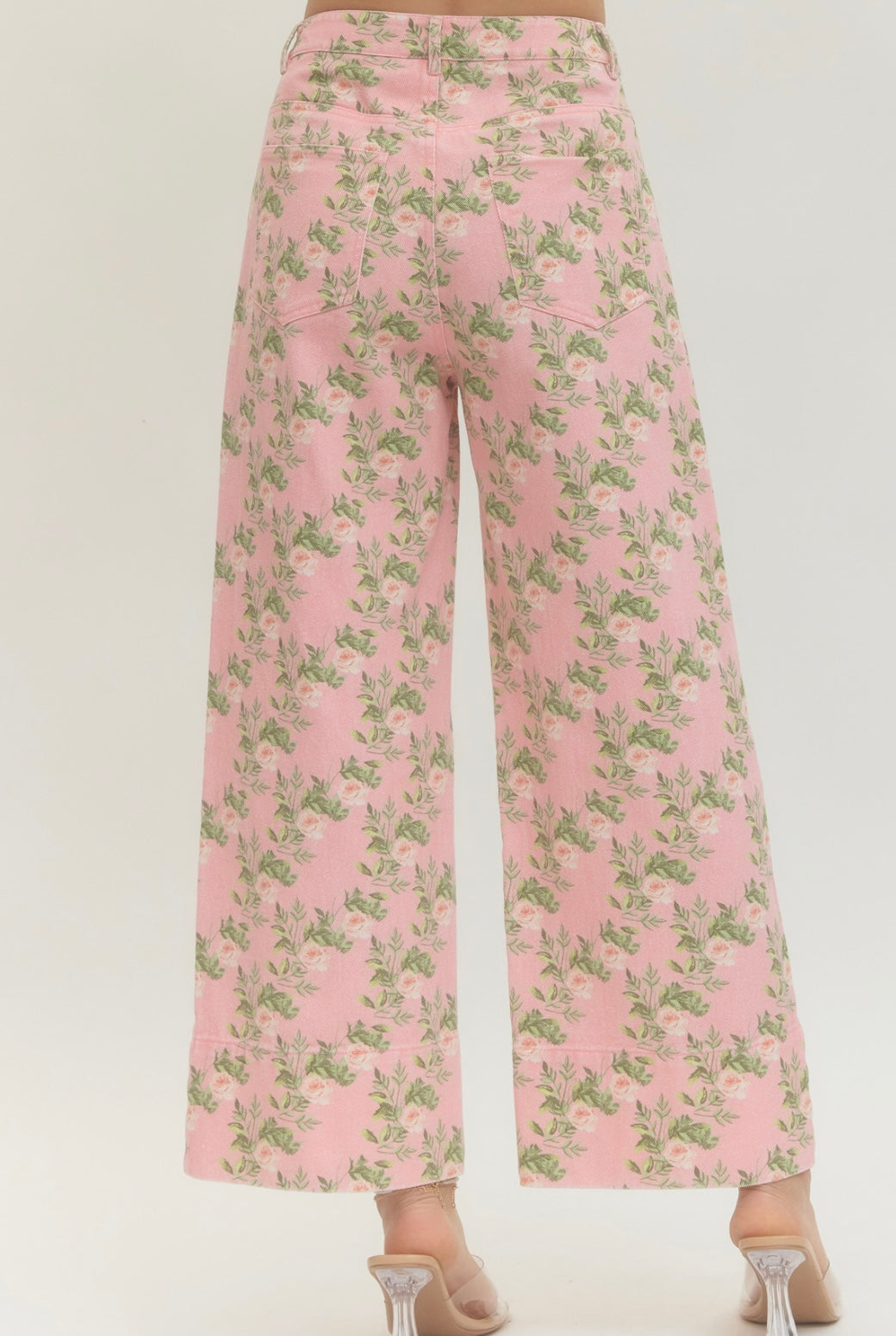 Barrin Pink Floral Pant