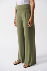 JR Silky Knit Wide-Leg Pull-On Pants