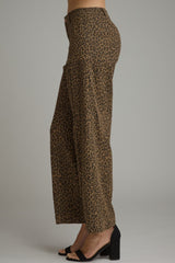 Keri Animal Print Wide Leg Pant
