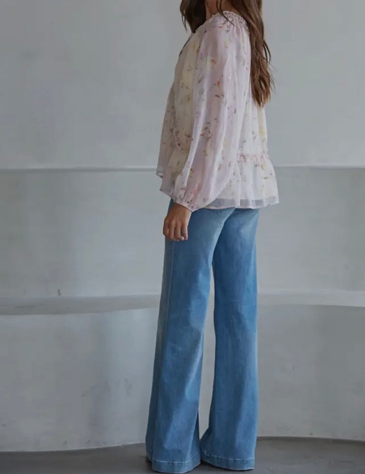 Melissa Floral Print Top