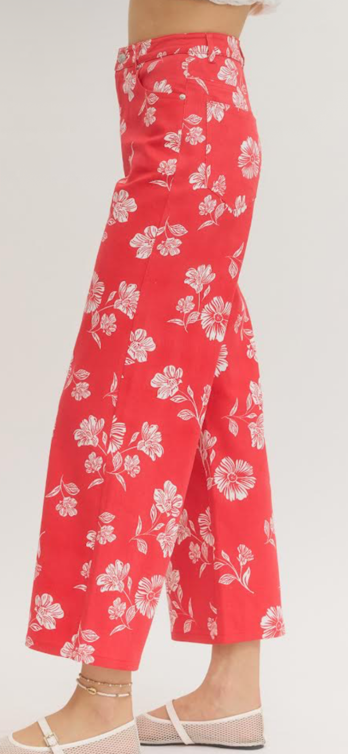 Jimmy Red Floral Pant
