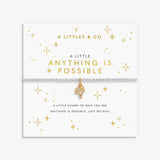 A Littles & Co 'Anything Is Possible' Bracelet In Silver and Gold-Tone Plating