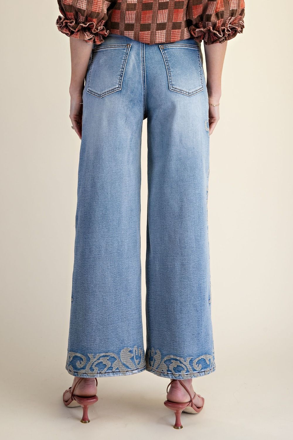 Grayson Embroidered Detail Jeans
