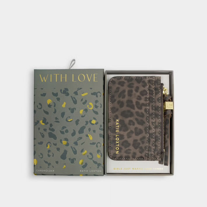 Katie Loxton Leopard Gift Boxed Coin/ Cardholder