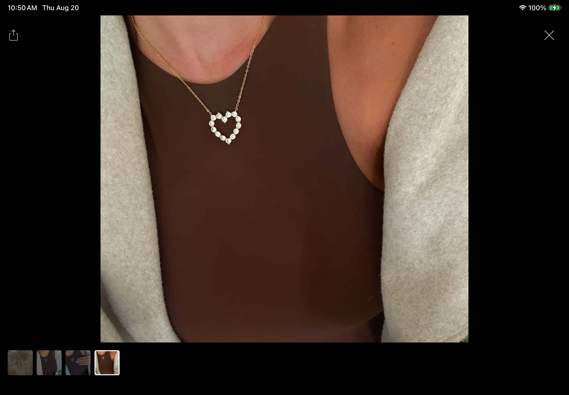 Diamond Heart Necklace