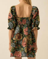 Stevan Floral Jacquard Dress