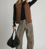 Aris Quilted Floral Vest