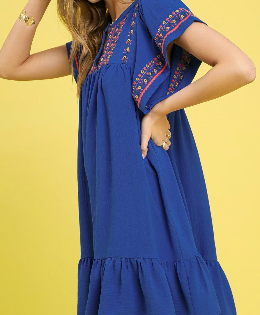 Elsie Ocean Blue Dress