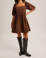 Cody Brown Corduroy Dress
