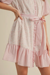 Savanna Pink Multi Dress