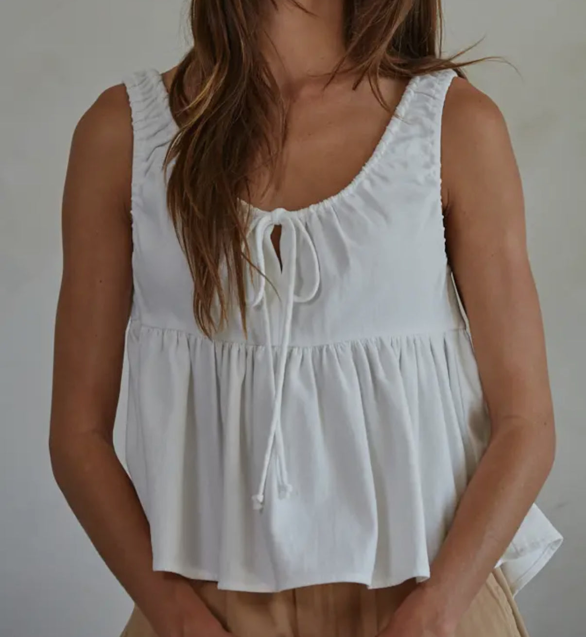 Leila Babydoll Tank Top