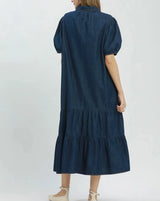 Cassie Denim Tiered Dress