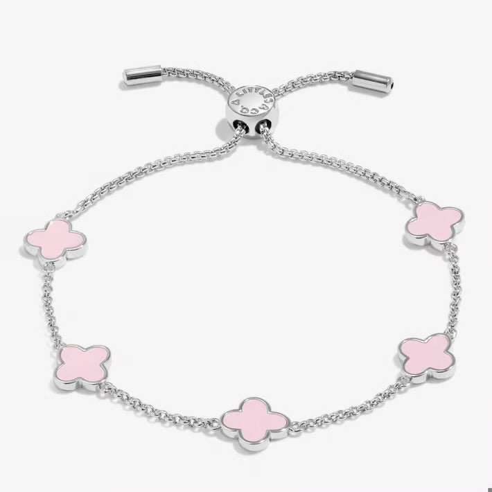 A Littles Signature Pink Clover Bracelet