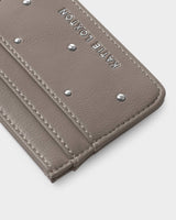 Avery Black Studded Cardholder