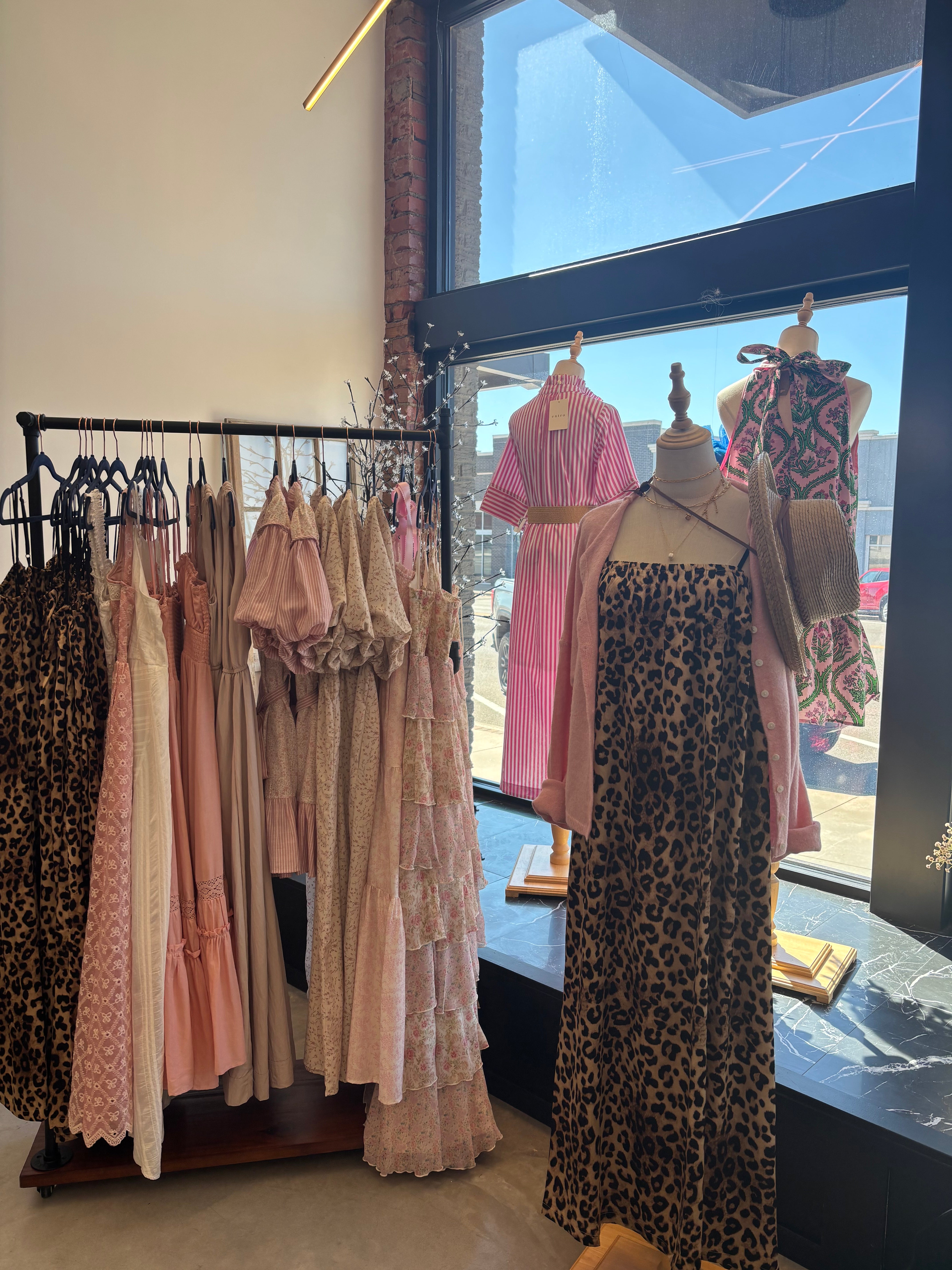Leeza Leopard Print Maxi Dress