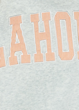 Oklahoma Orange Mock Neck Top