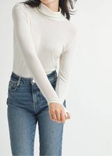 Betsy Basic Soft Turtleneck Top