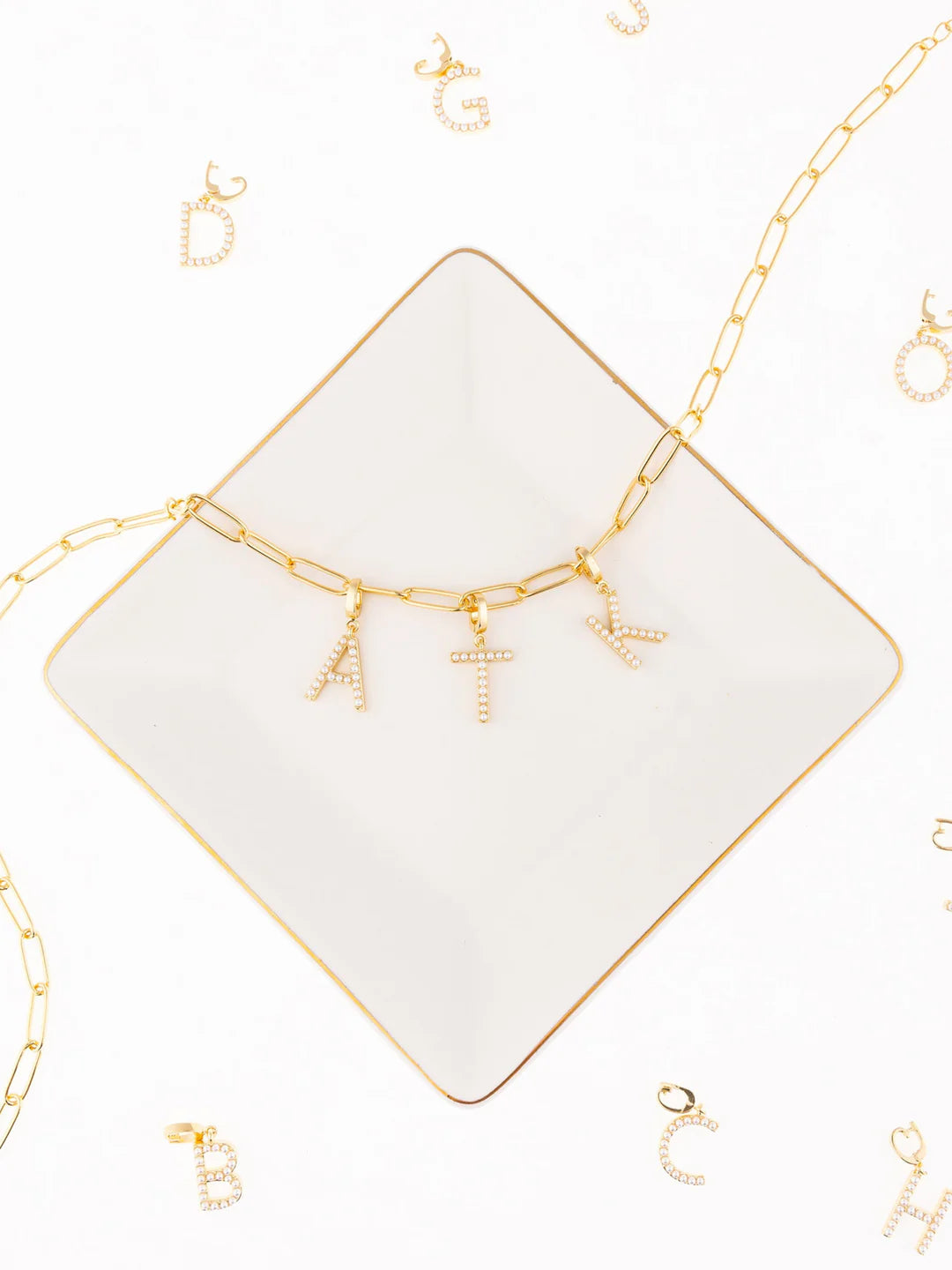 Michelle McDowell Avery Letter Charms🕺🪷🫐🍬