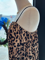 Leeza Leopard Print Maxi Dress